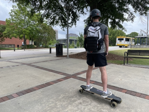 One of the best ways to prevent injuries while riding a bike, scooter, or skateboard is to wear a helmet. 