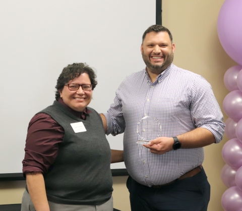 Friend of the Center Award: Alex Ortiz - Lavender Celebration 2022. 